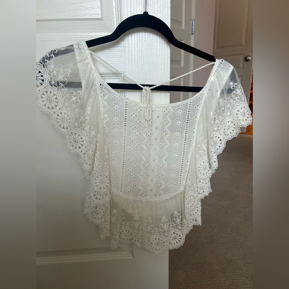Altar’d State Crop Lace Top